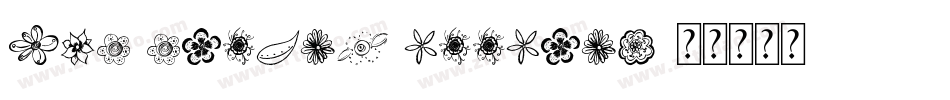 MTF Flower Doodles字体转换